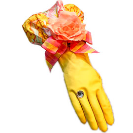 Designer Dish Glove - Antique Lace