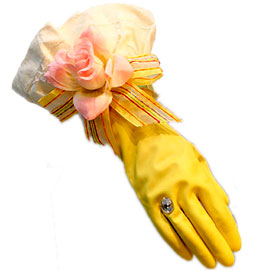 Designer Dish Glove - Antique Lace