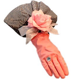 Designer Dish Glove - Antique Lace