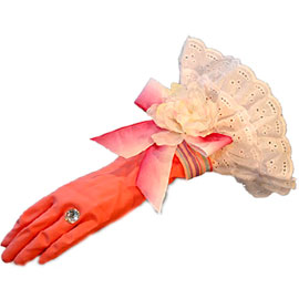 Designer Dish Glove - Antique Lace