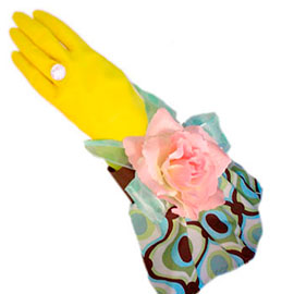Designer Dish Glove - Antique Lace
