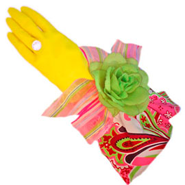 Designer Dish Glove - Antique Lace