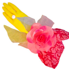 Designer Dish Glove - Antique Lace