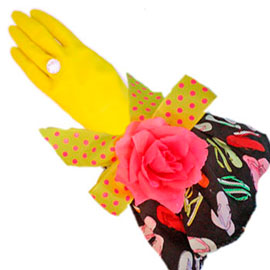 Designer Dish Glove - Antique Lace