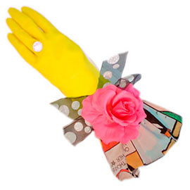 Designer Dish Glove - Antique Lace