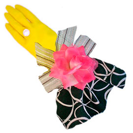 Designer Dish Glove - Antique Lace