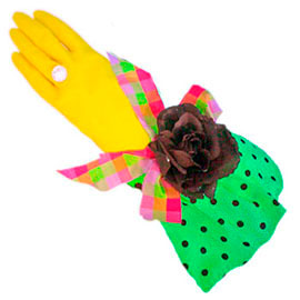 Designer Dish Glove - Antique Lace