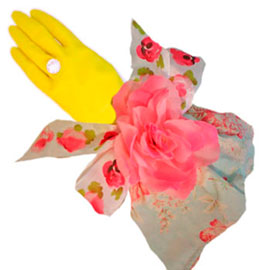 Designer Dish Glove - Antique Lace