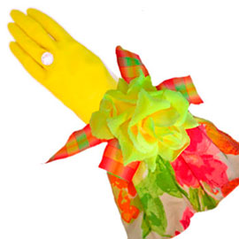 Designer Dish Glove - Antique Lace