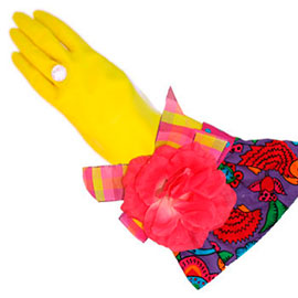 Designer Dish Glove - Antique Lace