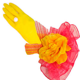 Designer Dish Glove - Antique Lace