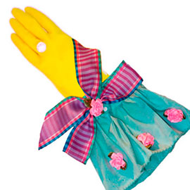 Designer Dish Glove - Antique Lace