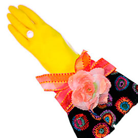 Designer Dish Glove - Antique Lace
