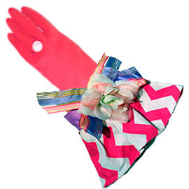 Designer Dish Glove - Antique Lace