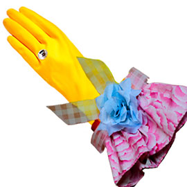 Designer Dish Glove - Antique Lace