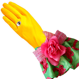 Designer Dish Glove - Antique Lace