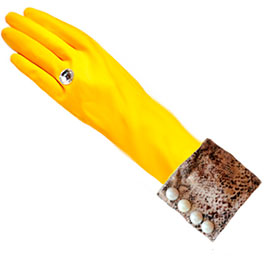 Designer Dish Glove - Antique Lace