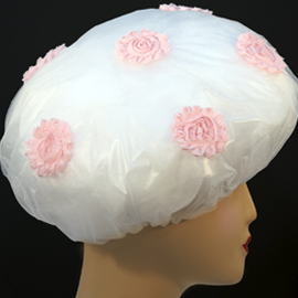 Shower Cap - Pink Shabby Chic 1116 - Pink Shabby Chic, Shower Cap