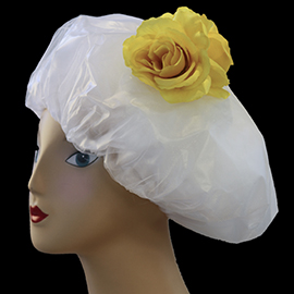 Shower Cap - Yellow Perfect Rose 1013 - Yellow Perfect Rose, Shower Cap