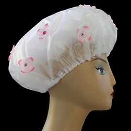 Shower Cap - Pink Bubble Gum 1099 - Pink Bubble Gum, Shower Cap