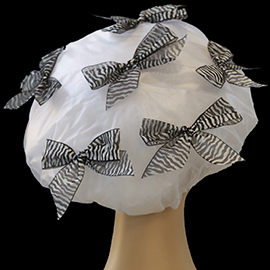 Shower Cap - Zebra Stripes 860 - Zebra Stripes, Shower Cap
