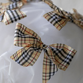 Designer Shower Cap, Plaid Bows, #602 - Scotch & Soda