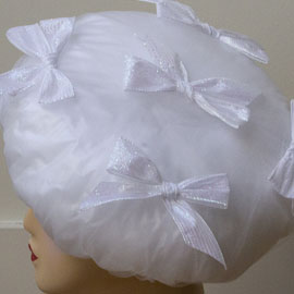 Designer Shower Caps - 116 - Pure Sparkle (ribbon bow)