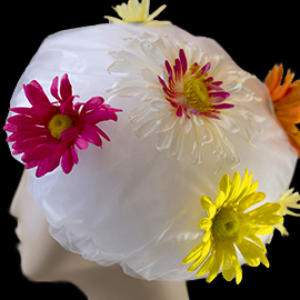 Shower Cap - Gerber Daisy 1016 - Gerber Daisy, Shower Cap