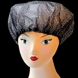895 - All Over Black Sparkles