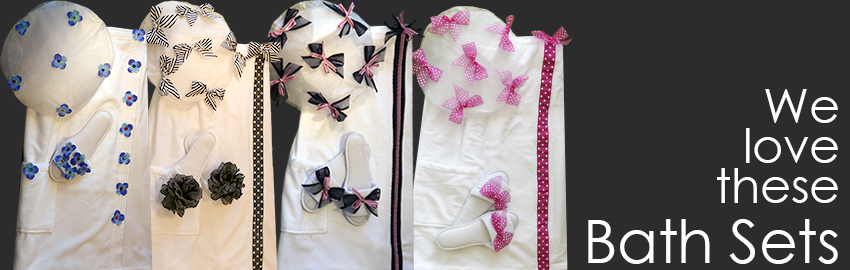 Creative Associates Online - The Baby & Wedding Shower Gift - Designer Shower Caps header